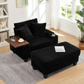 KEIKI Corduroy Storage Armrest Sofa, Single Versatile Seat by KEIKI