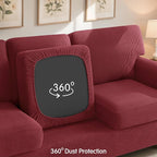 SUBRTEX 5 Pieces Stretch Sofa Slipcover Sets Couch Cover Sets Backrest Cushion - Image 6