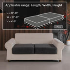 OHSIO Couch Cushion Covers for Sectional Sofa, Stretch Soft Sofa Slipcovers - Image 2