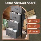 WLIVE Fabric Dresser, 5-Drawer Tall Dressers - Image 5