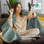 Bedsure Soft Sage Green Throw Blanket - Image 4