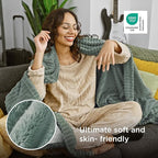 Bedsure Soft Twin XL Blanket for Bed Dorm Sage Green 66"x90" | Birthday Gifts - Image 4