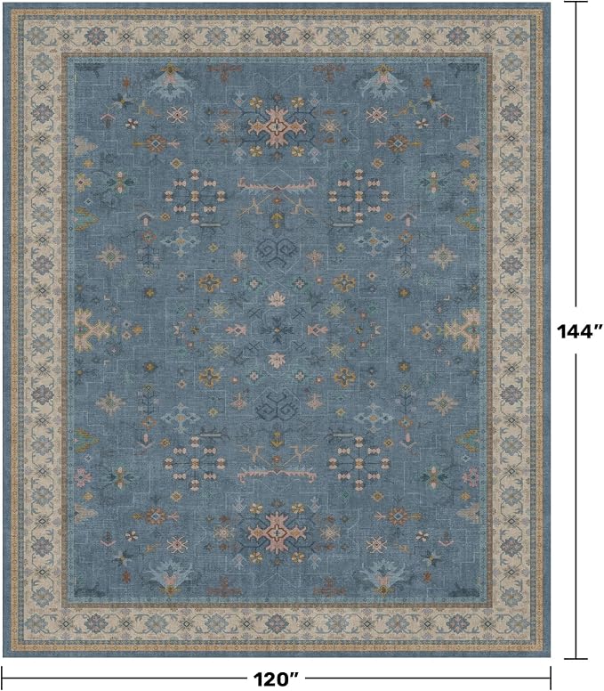 Blue Big Rugs for Living Room - Image 2