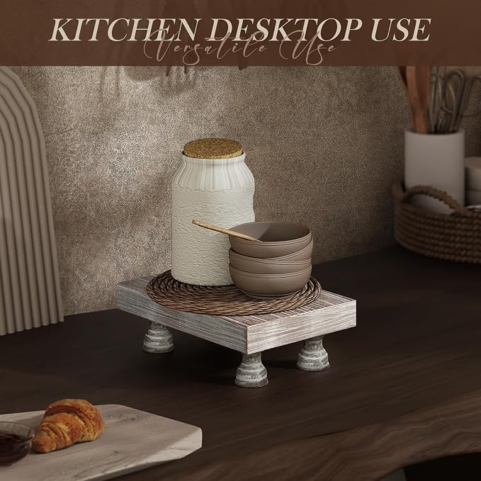 EOSAHR Farmhouse Fir Wood Risers - Image 4