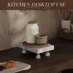 EOSAHR Farmhouse Fir Wood Risers - Image 4