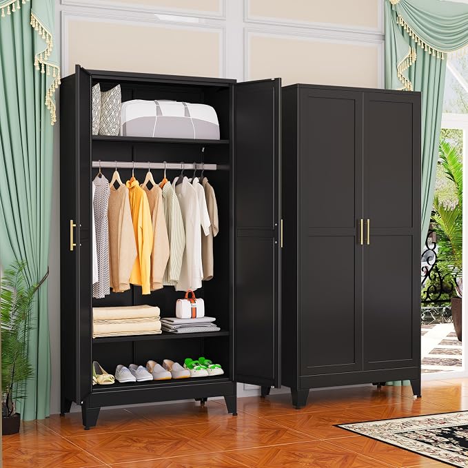 GAIOUS Metal Wardrobe Cabinet by GAIOUS
