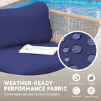 Crestlive Products Outdoor Patio Furniture Set, 4 Seater Modular Oversized - Image 7