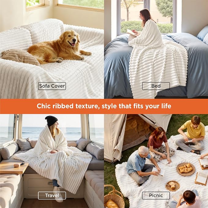 Bedsure Soft Cozy Cal King Size Blanket - Image 4