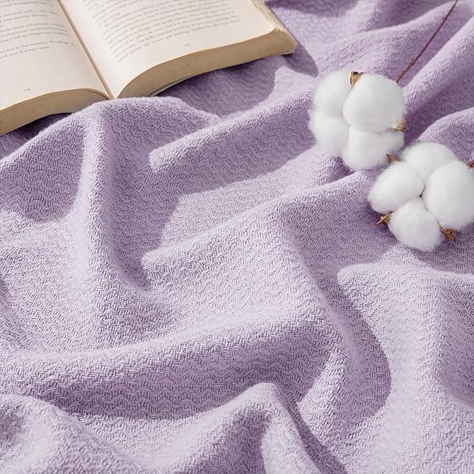Bedsure GentleSoft 100% Cotton Blanket Queen Size by Unknown