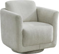 Swivel Accent Chair, 360° Barrel Swivel Lounge Seat by Future-readycomfortformoder