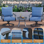 HOMREST Outdoor Swivel Rocker Patio Chairs - Image 5