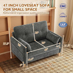 Urhanherry 47" Small Sofa Couch - Image 2