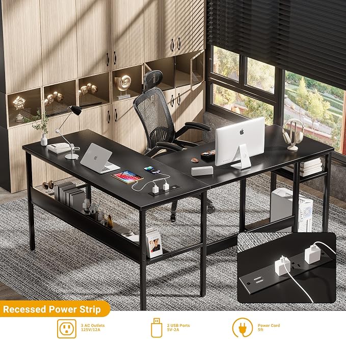 Unikito Reversible L Shaped Desk - Image 4