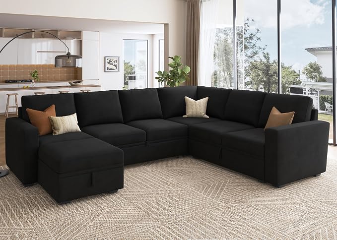 HONBAY Sectional Sleeper Couch - Image 7