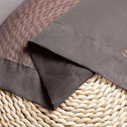 Chyhomenyc Sheer Curtains 63 Inch Length 2 Panels, Chocolate | Light Filtering - Image 5