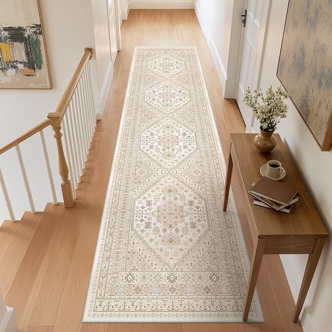 2x8 Runner Rug Non Slip, Washable Hallway Runner Rug, Nursery Room, Soft Runner - Image 3