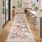 DUKINO 3x12 Washable Runner Rug, Long Hallway Runner Rug Non Slip, Low Pile - Image 3