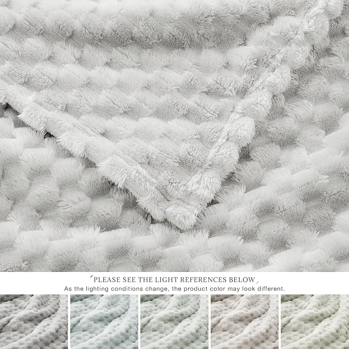 EXQ Home Gentle Soft Fleece Throw Blanket – Cozy Lightweight 3D Imitation - Image 6