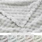 EXQ Home Gentle Soft Fleece Throw Blanket – Cozy Lightweight 3D Imitation - Image 6