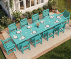 SERWALL Patio Dining Sets for 10 Person, HDPE Dining Set - Image 3