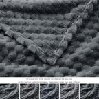 EXQ Home Gentle Soft Fleece Throw Blanket – Cozy Lightweight 3D Imitation - Image 7