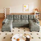 104.7" U-Shaped Sleeper Sofa - Image 2