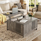 knoworld Farmhouse Lift Top Coffee Table - Image 7