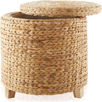 Casafield 17" Round Storage Ottoman - Image 5