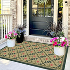 3x5 Entryway Rug, Small Washable Indoor Outdoor Mats - Image 3