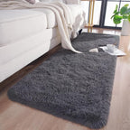 Chicrug Soft Runner Rugs for Bedroom Living Room Plush Fluffy Rug 2x10 | Shag - Image 2