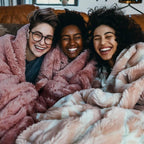 Bedsure GentleSoft Fluffy Dusty Pink Blankets Queen Size - Image 5