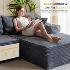 MAXYOYO 104" Modular Sectional Couch - Image 8