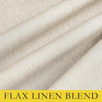 NICETOWN 100% Blackout Linen Texture Curtains 90" Long, Thermal Insulated Full - Image 8