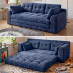 Homkdom 3 Seater Boneless Couch by ElevateYourHome%EF%BC%8CEnhanceEver