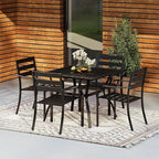 HOMREST 5 Piece Outdoor Patio Dining Set - Image 2