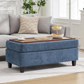 45 Inch Large Storage Ottoman Bench by WUTUTUEE