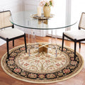SAFAVIEH Lyndhurst Collection 10' Round Ivory/Black LNH212B Traditional by Unknown