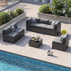 Patio Furniture Sets, 7-Piece Outdoor Patio Furniture - Image 2