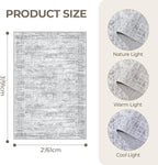 2x3 Rug Non Slip, Small Washable Entryway Rug, Runner - Image 2