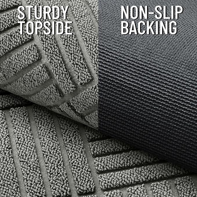 OLANLY Front Door Mat Outside Entrance 47x32, Waterproof Heavy-Duty Doormat | - Image 4