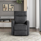Lexicon Manual Recliner Chair, Textured Microfiber Reclining Chair, Wall Hugger - Image 7