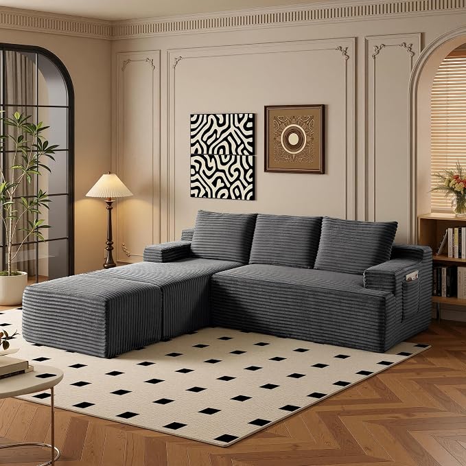 96" Sectional Couches for Living Room Cloud Couch Sofa - Image 8