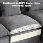 Boneless Couch Sectional Cloud Couch 102.3'' Oversized Modular Sectional Sofa - Image 3