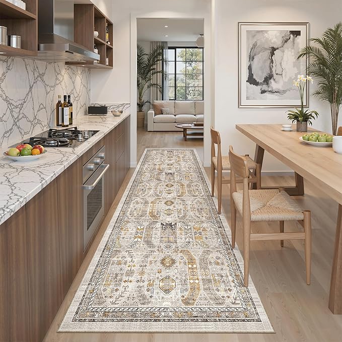 Madane Kitchen Runner 2'6''x8' Soft Rug Runners by Madane