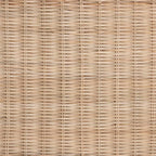 Bali & pari Sumana Bohemian Scallop Natural Rattan and Mahogany Side Table - Image 8