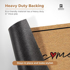 Coir Welcome Mat, 17 x 29 in | 100% Natural Coir, Anti-Shedding, Durable PVC - Image 6