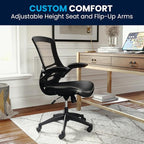 Flash Furniture Kelista Mid-Back Swivel Office Chair - Image 8