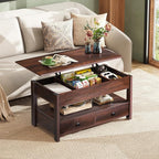 WLIVE Coffee Table, Lift Top Coffee Table - Image 2