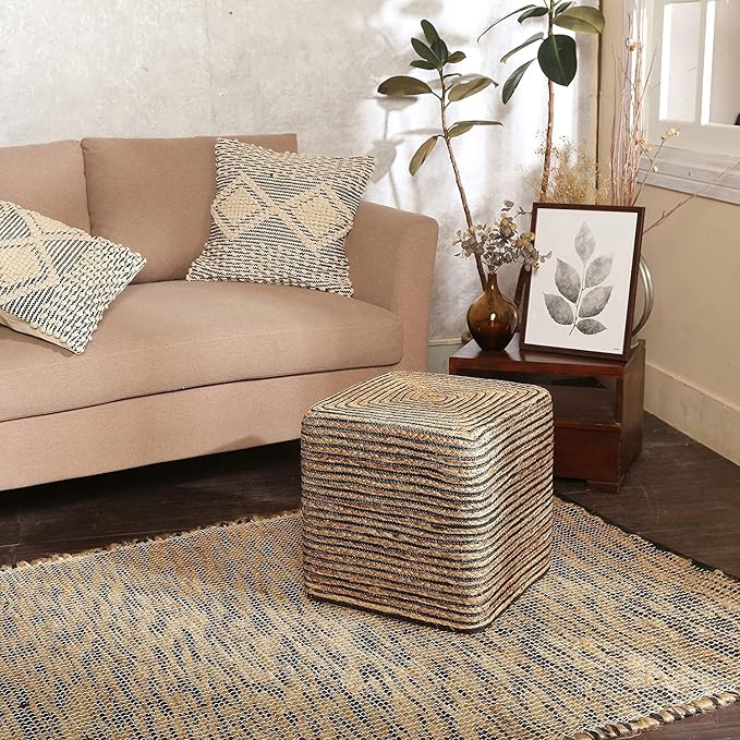 REDEARTH · Cube Pouf Foot Stool Ottoman - Image 7