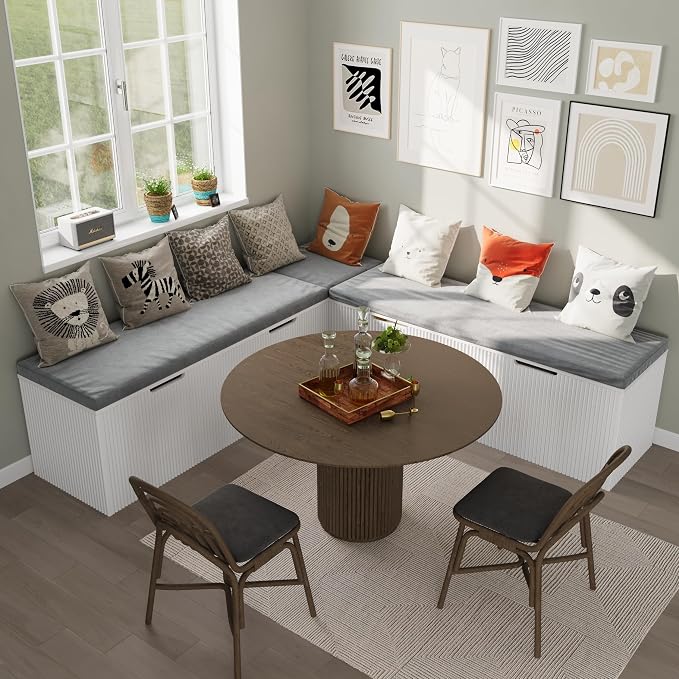 Bobve L-Shape Storage Bench - Image 4
